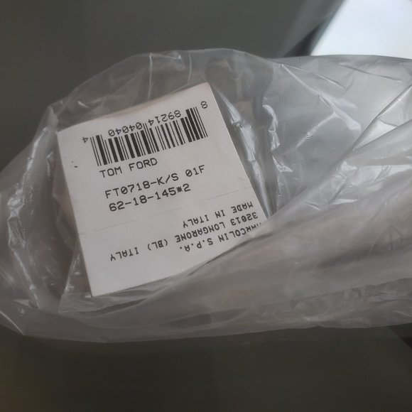 Tom Ford Black Cat Eye TF 718-K 01F New with Box - Picture 11 of 11